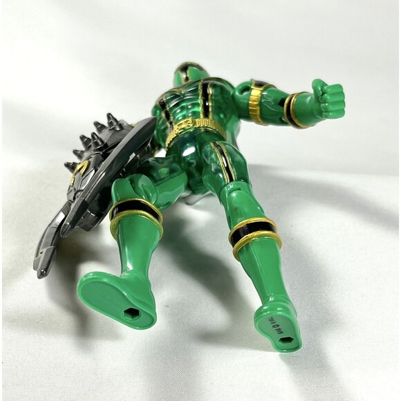 Green Power Ranger Action Figure Mystic Force Crystal 2005 BANDAI 5.5" - Picture 8 of 9